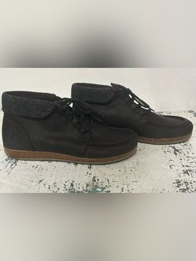 Women’s Stegmann Black Leather Boots.